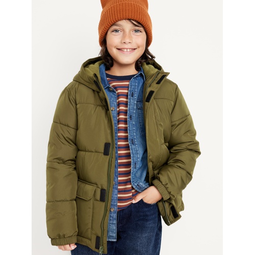 올드네이비 Frost-Free Zip-Front Puffer Jacket for Boys