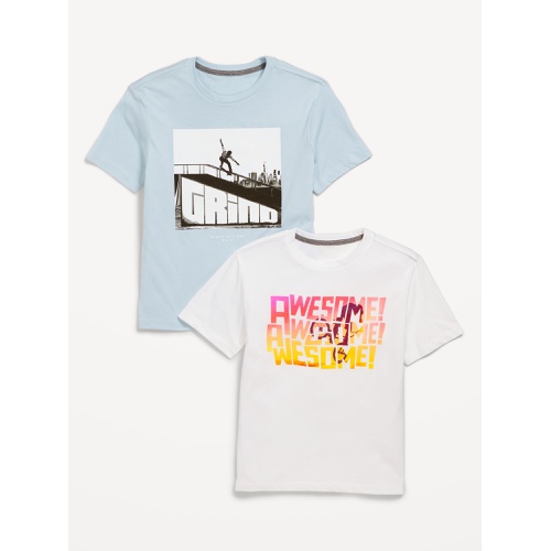 올드네이비 Short-Sleeve Graphic T-Shirt 2-Pack for Boys