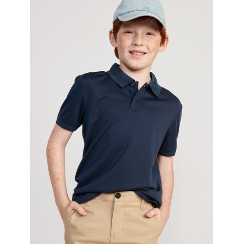 올드네이비 Moisture-Wicking School Uniform Polo Shirt for Boys Hot Deal