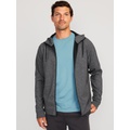 Dynamic Fleece Hidden-Pocket Zip-Front Hoodie