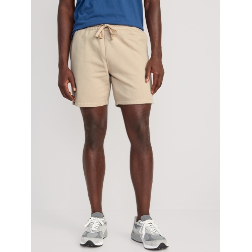 올드네이비 Garment-Washed Fleece Sweat Shorts -- 7-inch inseam Hot Deal