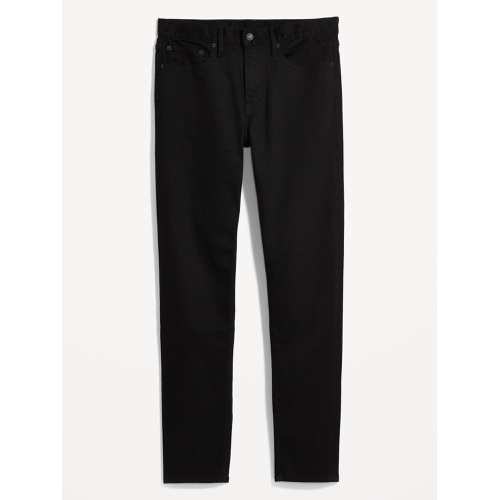 올드네이비 Relaxed Slim Taper Built-In Flex Black Jeans Hot Deal