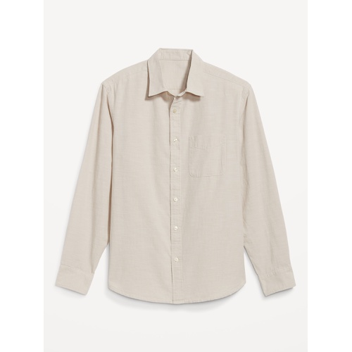 올드네이비 Regular-Fit Everyday Non-Stretch Chambray Shirt