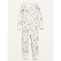 Unisex Snug-Fit 2-Way-Zip Printed Pajama One-Piece for Toddler & Baby