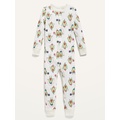 Unisex 2-Way-Zip Printed Pajama One-Piece for Toddler & Baby