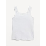 Solid Fitted Tank Top for Girls