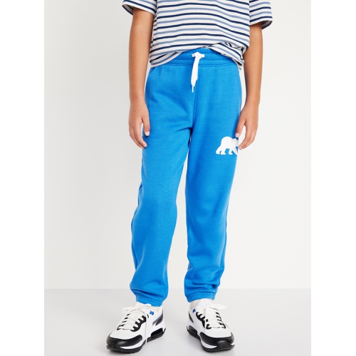 올드네이비 Gender-Neutral Fleece Cinched Graphic Jogger Sweatpants for Kids
