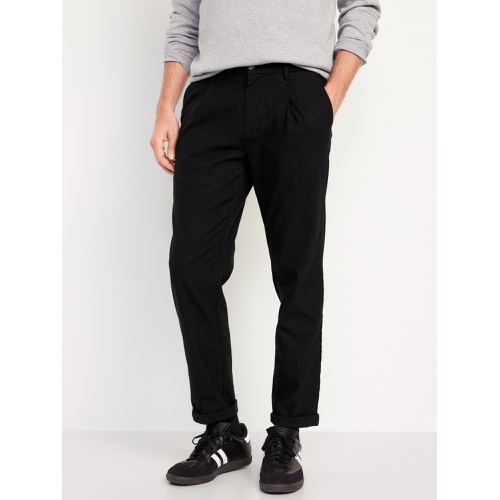 올드네이비 Loose Taper Built-In Flex Pleated Chino Pants