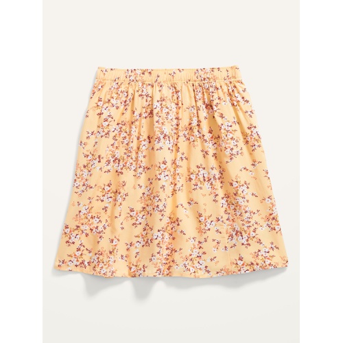 올드네이비 Floral-Print A-Line Mini Skirt