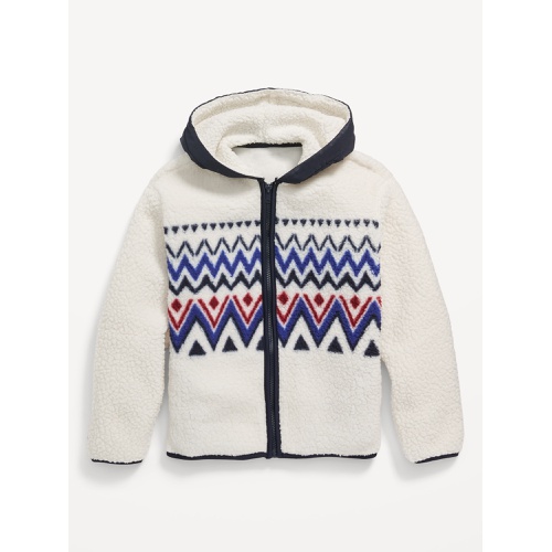 올드네이비 Cozy Sherpa Zip Hooded Jacket for Boys