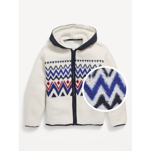 올드네이비 Cozy Sherpa Zip Hooded Jacket for Boys