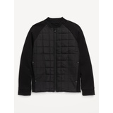 Dynamic Fleece Quilted Bomber Jacket for Boys