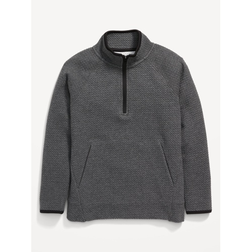 올드네이비 Dynamic Fleece Textured Quarter-Zip Sweatshirt for Boys