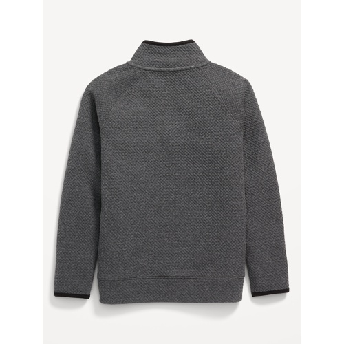 올드네이비 Dynamic Fleece Textured Quarter-Zip Sweatshirt for Boys