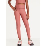 High-Waisted PowerSoft 7/8-Length Performance Leggings for Girls