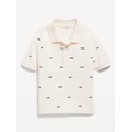 Printed Short-Sleeve Polo Shirt for Toddler Boys