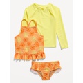 3-Piece Rashguard Cami Swim Set for Toddler & Baby