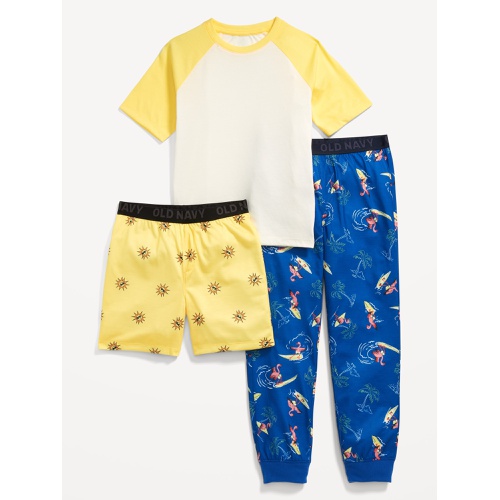 올드네이비 3-Piece Printed Pajama Jogger Pants Set for Boys