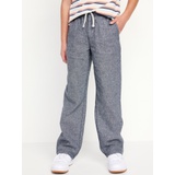 Straight Pull-On Linen-Blend Pants for Boys