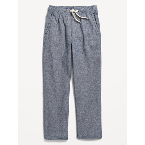 올드네이비 Straight Pull-On Linen-Blend Pants for Boys