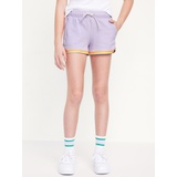 French Terry Dolphin-Hem Cheer Shorts for Girls