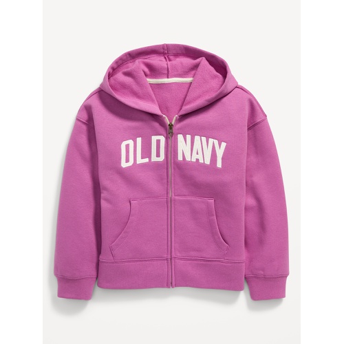 올드네이비 Logo-Graphic Zip Hoodie for Girls Hot Deal