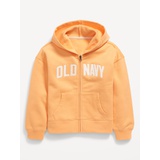 Logo-Graphic Zip Hoodie for Girls