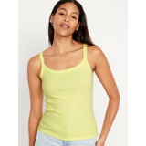Fitted Rib-Knit Tank Top Hot Deal