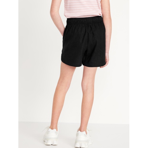 올드네이비 Linen-Blend Drawstring Shorts for Girls