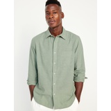 Classic Fit Everyday Linen-Blend Shirt