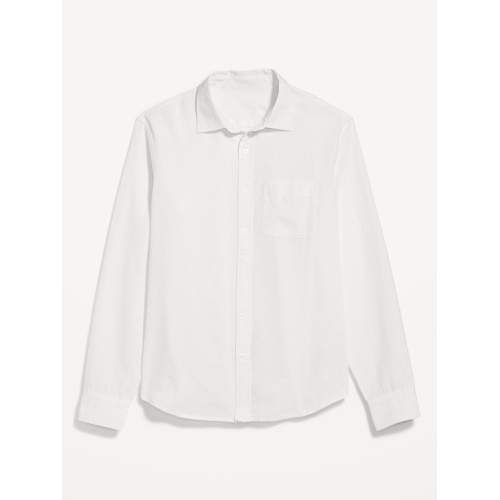올드네이비 Classic Fit Everyday Linen-Blend Shirt
