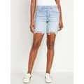 High-Waisted OG Button-Fly Jean Shorts -- 7-inch inseam