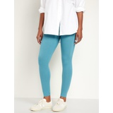 High-Waisted Jersey Ankle Leggings