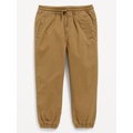 Functional-Drawstring Jogger Pants for Toddler Boys