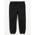 Functional-Drawstring Jogger Pants for Toddler Boys