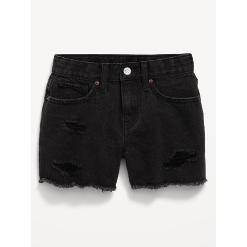 올드네이비 High-Waisted Ripped Jean Shorts for Girls
