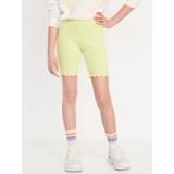 Lettuce-Edge Biker Shorts for Girls Hot Deal