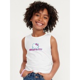 Side-Ruched Licensed Graphic Tank Top for Girls