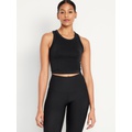 Fitted Seamless Crop Tank Top