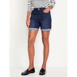 High-Waisted Wow Jean Shorts -- 5-inch inseam