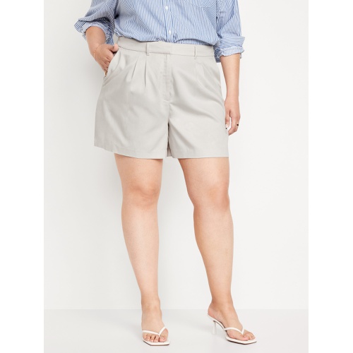 올드네이비 Extra High-Waisted Taylor Trouser Shorts -- 5-inch inseam