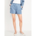 Extra High-Waisted Taylor Trouser Shorts -- 5-inch inseam