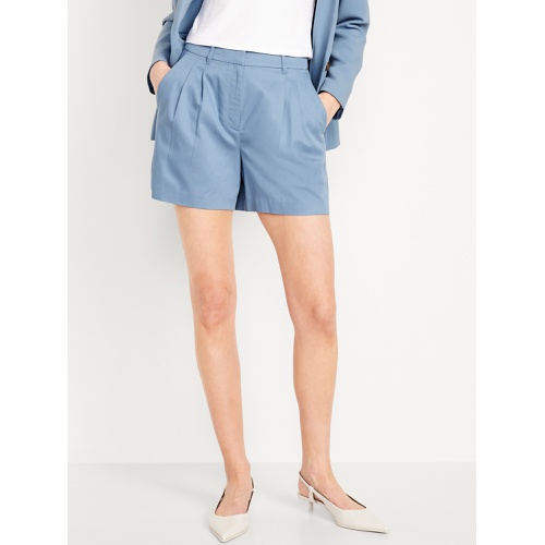 올드네이비 Extra High-Waisted Taylor Trouser Shorts -- 5-inch inseam