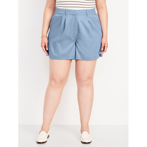 올드네이비 Extra High-Waisted Taylor Trouser Shorts -- 5-inch inseam