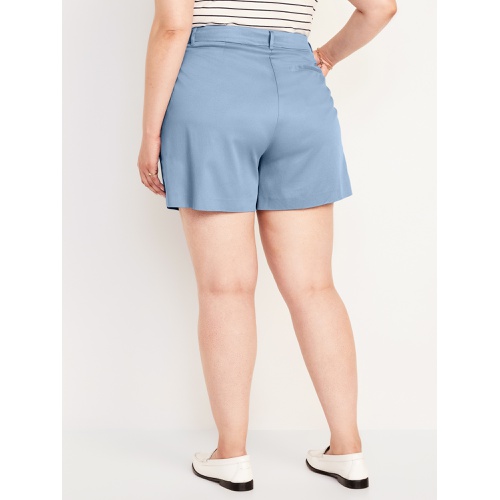 올드네이비 Extra High-Waisted Taylor Trouser Shorts -- 5-inch inseam