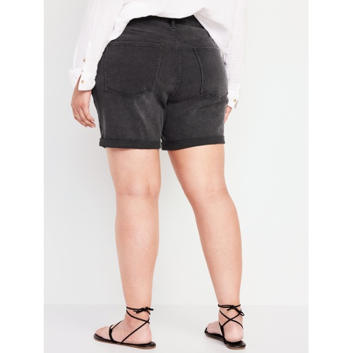 올드네이비 High-Waisted Wow Jean Shorts -- 5-inch inseam