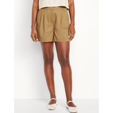 Extra High-Waisted Taylor Trouser Shorts -- 5-inch inseam Hot Deal