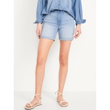 High-Waisted Wow Jean Shorts -- 5-inch inseam Hot Deal