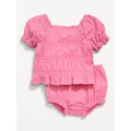 Smocked Top & Bloomer Shorts Set for Baby