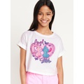 Dolman-Sleeve Licensed Graphic T-Shirt for Girls